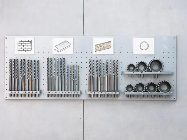Drill bit selection board